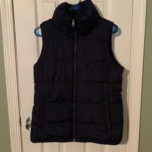 Old Navy Puffer Vest sz M Navy Blue